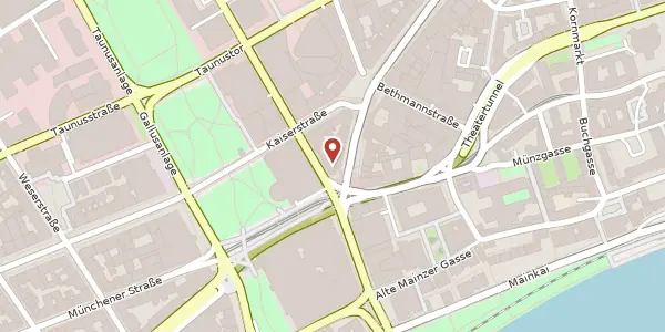 Karte der Umgebung von Neue Mainzer Str. 22, 60311 Frankfurt