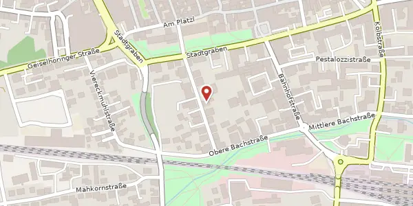 Karte der Umgebung von Wittelsbacherstr. 13, 94315 Straubing