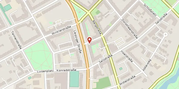 Karte der Umgebung von Ludwigstraße 20, 09113 Chemnitz