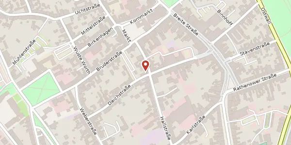 Karte der Umgebung von Hallstr. 9, 39576 Hansestadt Stendal
