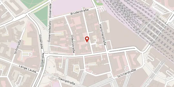 Karte der Umgebung von Herrenstraße 14, 30159 Hannover
