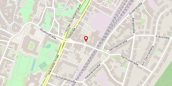 Karte der Umgebung von Gartenfeldstraße 11-13, 54295 Trier