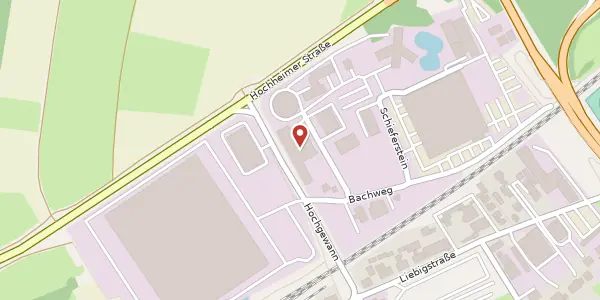 Karte der Umgebung von Schieferstein 1, 65439 Flörsheim