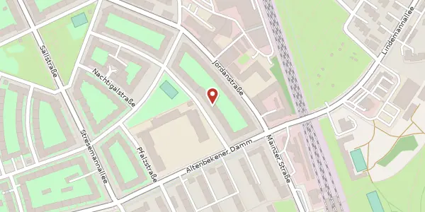 Karte der Umgebung von Wißmannstraße 25, 30173 Hannover