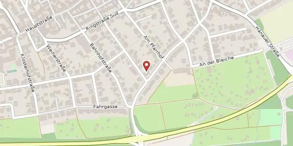 Karte der Umgebung von Brunnenstraße 23, 63477 Maintal