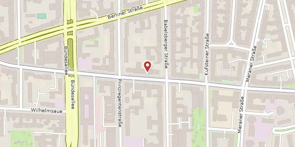 Karte der Umgebung von Badensche Straße 14, 10715 Berlin