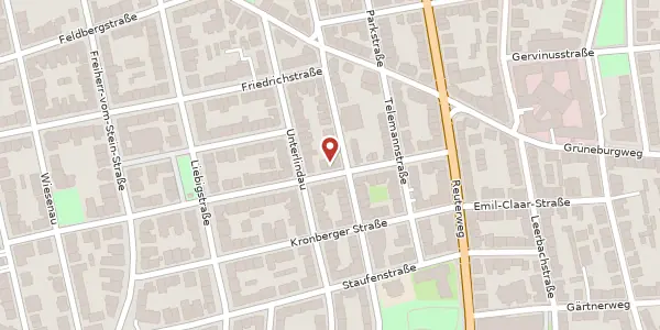 Karte der Umgebung von Eppsteiner Str. 20, 60323 Frankfurt