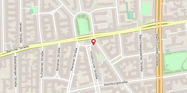 Karte der Umgebung von Bayerischer Platz 9, 10779 Berlin