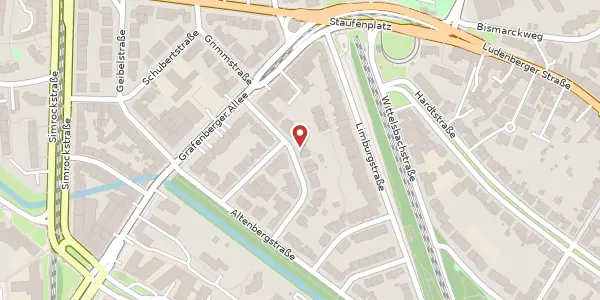 Karte der Umgebung von Irmgardstr. 14 a, 40235 Düsseldorf