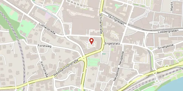 Karte der Umgebung von Engelplatz 8, 07743 Jena