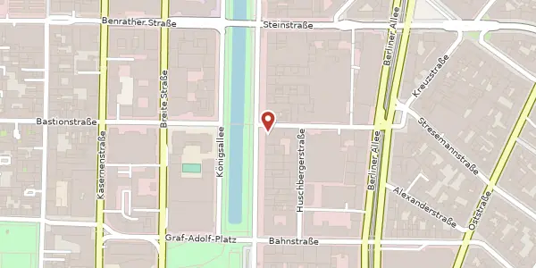 Karte der Umgebung von Königsallee 70, 40212 Düsseldorf