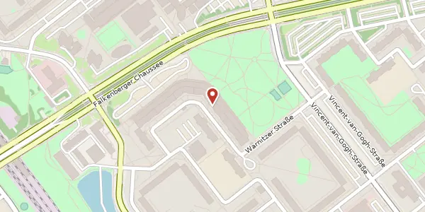 Karte der Umgebung von Warnitzer Straße 12, 13057 Berlin