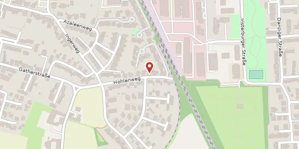 Karte der Umgebung von Hohlenweg 11, 40670 Meerbusch