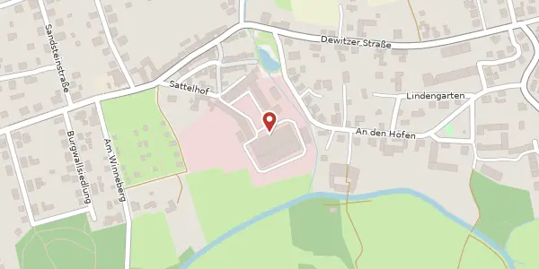 Karte der Umgebung von Sattelhof 4, 04425 Taucha