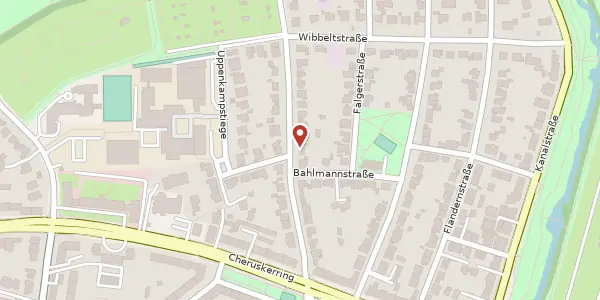 Karte der Umgebung von Langemarckstr. 50, 48147 Münster