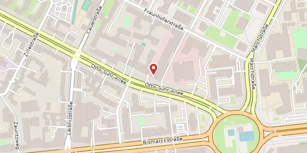 Karte der Umgebung von Otto-Suhr-Allee 16, 10585 Berlin