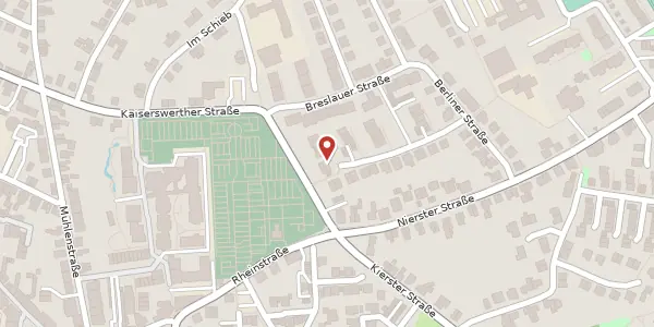 Karte der Umgebung von Leipziger Str. 28, 40668 Meerbusch