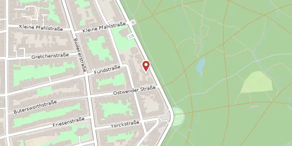 Karte der Umgebung von Hohenzollernstraße 31, 30161 Hannover