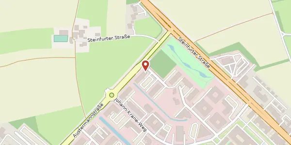 Karte der Umgebung von Johann-Krane-Weg 16, 48149 Münster