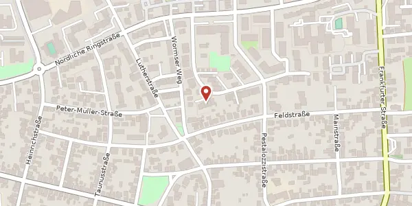 Karte der Umgebung von Edith-Stein-Str. 28, 63225 Langen