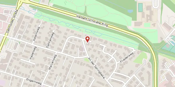 Karte der Umgebung von Goldregenweg 16, 33100 Paderborn
