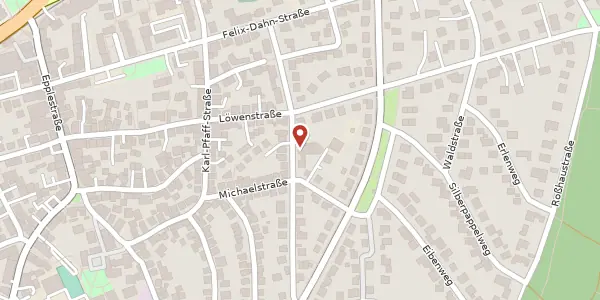 Karte der Umgebung von Erwin-Bälz-Straße 62, 70597 Stuttgart