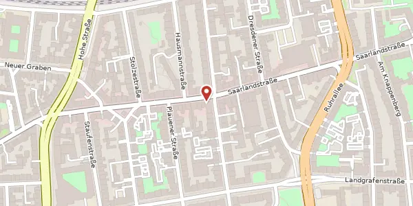 Karte der Umgebung von Saarlandstr. 90, 44139 Dortmund