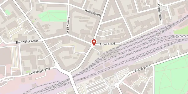 Karte der Umgebung von Altes Dorf 33, 31137 Hildesheim