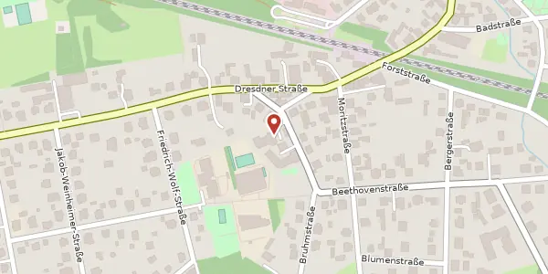 Karte der Umgebung von Bruhmstraße 4 c, 01465 Dresden