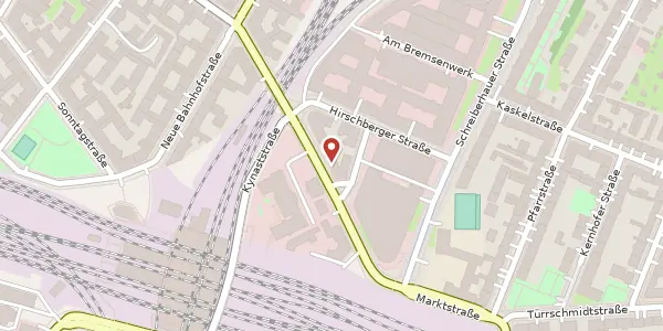 Karte der Umgebung von Marktstraße 7, 10317 Berlin