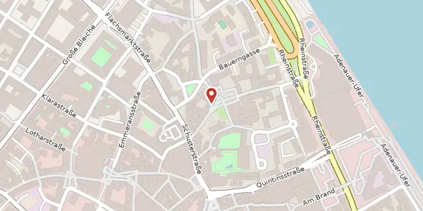 Karte der Umgebung von Christofsstraße 13, 55116 Mainz