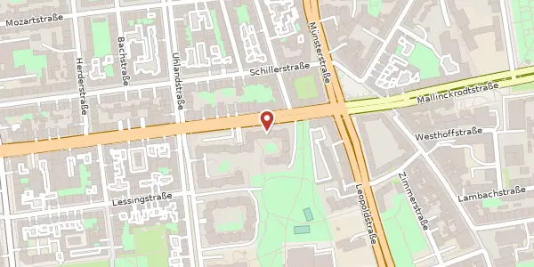 Karte der Umgebung von Mallinckrodtstr. 164, 44147 Dortmund