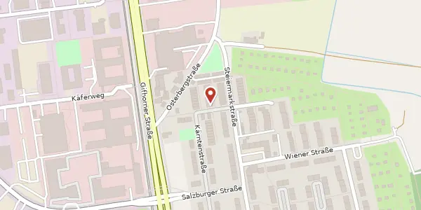 Karte der Umgebung von Kärntenstraße 20, 38112 Braunschweig
