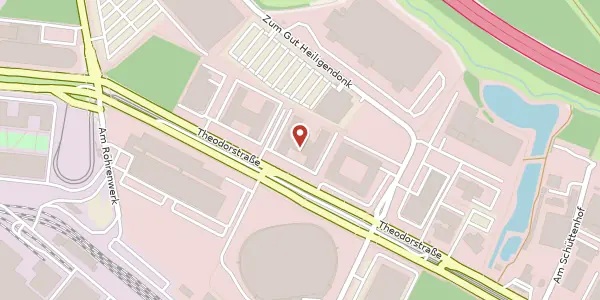 Karte der Umgebung von Theodorstr. 180, 40472 Düsseldorf