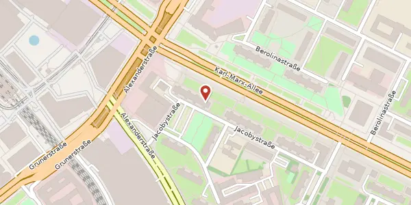 Karte der Umgebung von Karl-Marx-Allee 10, 10178 Berlin