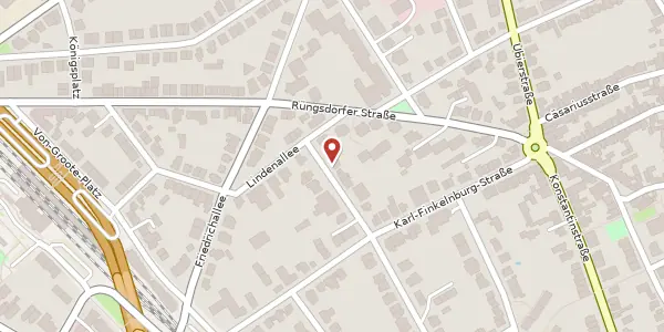 Karte der Umgebung von Bismarckallee 1a, 53173 Bonn