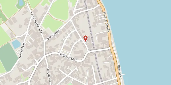 Karte der Umgebung von Abtsgasse 7, 55283 Nierstein