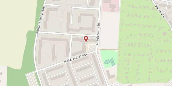 Karte der Umgebung von Makarenkostraße 34, 17438 Wolgast