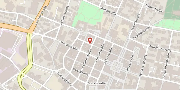 Karte der Umgebung von Kirchstraße 22, 73033 Göppingen