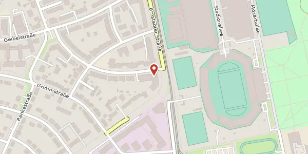 Karte der Umgebung von Arnstädter Straße 50, 99096 Erfurt