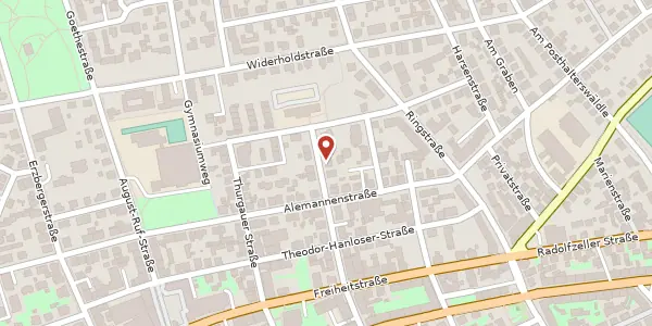 Karte der Umgebung von Alpenstraße 28, 78224 Singen (Hohentwiel)