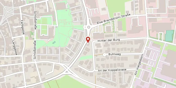 Karte der Umgebung von Hinter der Burg 1, 35510 Butzbach