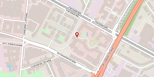 Karte der Umgebung von Prinzenallee 15, 40549 Düsseldorf