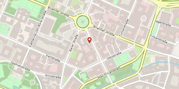 Karte der Umgebung von Max-Joseph-Str. 7, 80333 München
