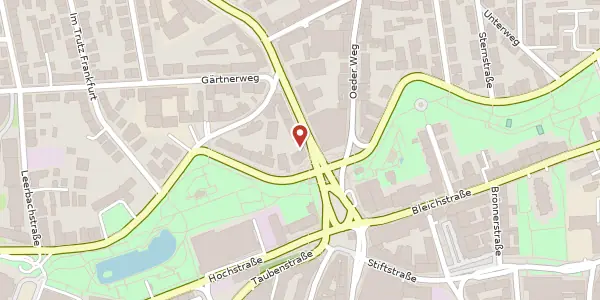 Karte der Umgebung von Eschersheimer Landstr. 1-3, 60322 Frankfurt
