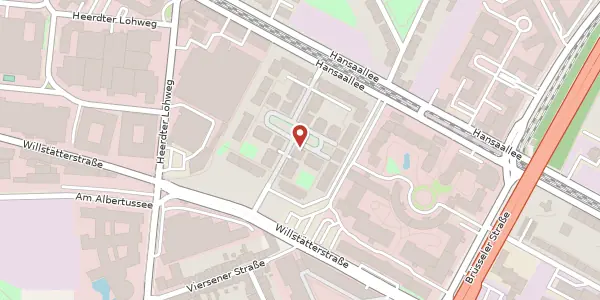 Karte der Umgebung von Heinrich-Heine-Gärten 15, 40549 Düsseldorf