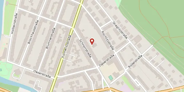 Karte der Umgebung von Schnorrstraße 16a, 04229 Leipzig