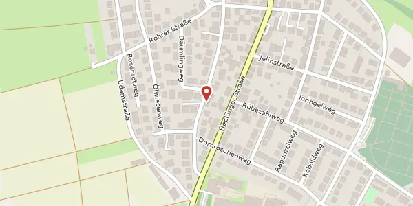 Karte der Umgebung von Unteraicher Straße 41 A, 70567 Stuttgart