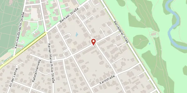 Karte der Umgebung von Ludwig-Feuerbach-Str. 18, 99425 Weimar