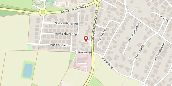 Karte der Umgebung von Zwingenberger Str. 17a, 64665 Alsbach-Hähnlein